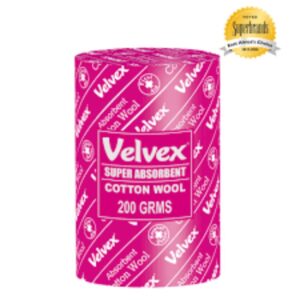 COTTON WOOL (VELVEX) 200GM
