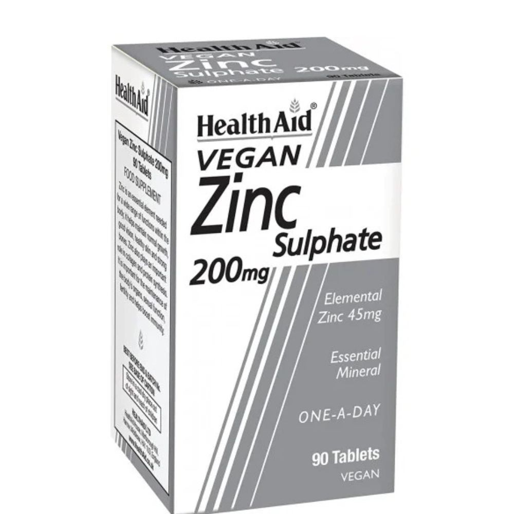 H/A ZINC SULPHATE 200MG 90`S