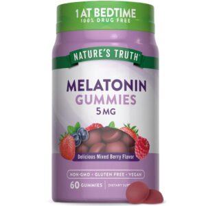 NATURE'S TRUTH MELATONI 5MG GUMMIES 60S