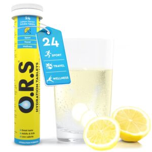 ORS EFF LEMON TABLETS 24S
