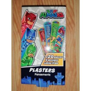 PJ MASK KIDS LATEX FREE PLASTERS- 4 DESIGNS 20S